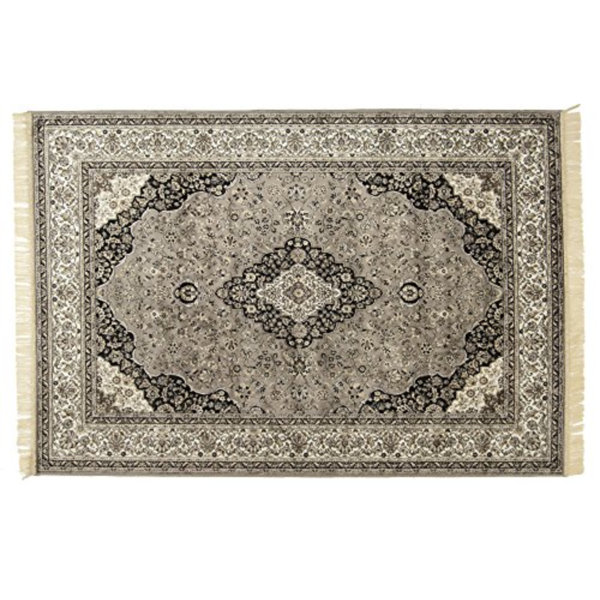 Bloomsbury Market Teppich Anaheim aus Baumwolle in Braun/Schwarz